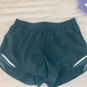 Teal Hotty Hot Lululemon Shorts